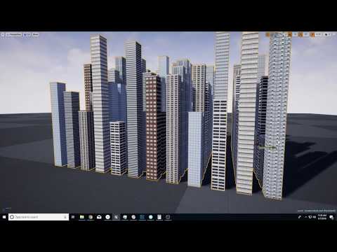 Procedural City Mesh Generator