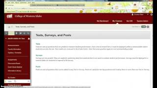 Exporting & Sharing Tests Between Courses