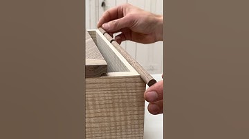 How I make rods for the wooden hinges #woodworking