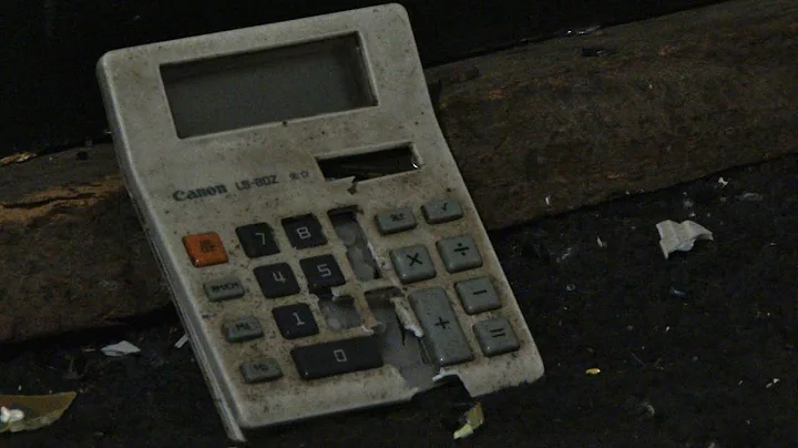 Smashing a Canon LS-80Z Calculator