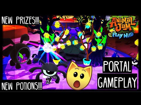 How to Find The NEW AJPW Sapphire Potion And PRIZES in the Phantom Portal!!! | Animal Jam Play Wild