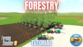 How to Do Forestry in Farming Simulator 19!!