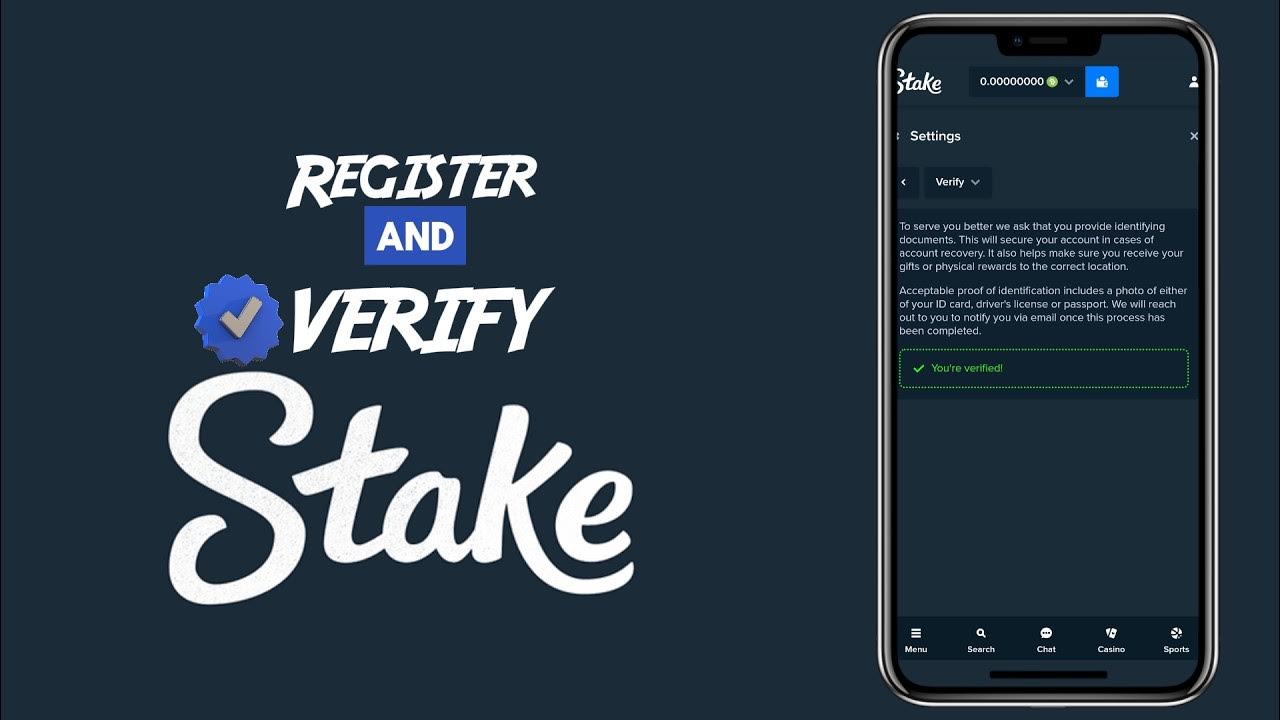 How To Set Up A Stake Account How to Register and Verify Stake Account - YouTube