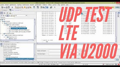 How to UDP Test join with DRIVETEST Team? HUAWEI U2000