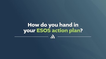 How should you have submitted your ESOS Action Plan?🤔