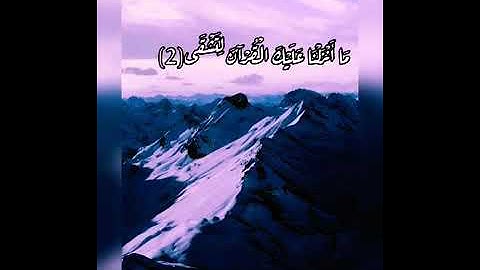 تلاوة للقارئ رعد الكردي سورة طه //حالات واتس اب -استوريات انستغرام