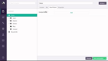 New Listview picker in Umbraco 7.6