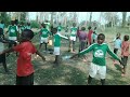 Kids Africa training sessions Stretches after intensitive pressing Runs #support #help #football