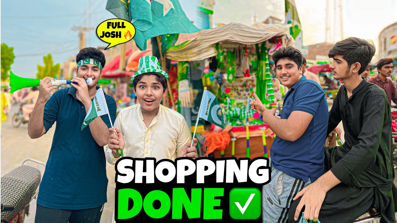 14 August Ki Shopping Kar Li! Sab Dekh Ke Hairan! 😱🇵🇰… 