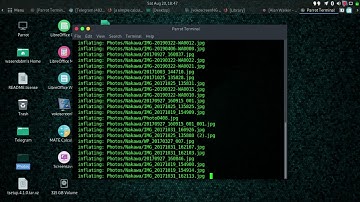 unzip in parrot linux