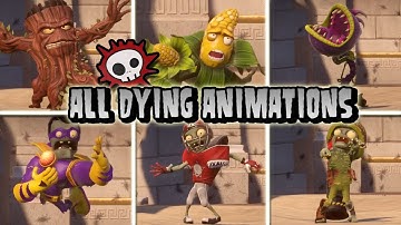 *ALL* Dying Animations In Plants vs Zombies GW2