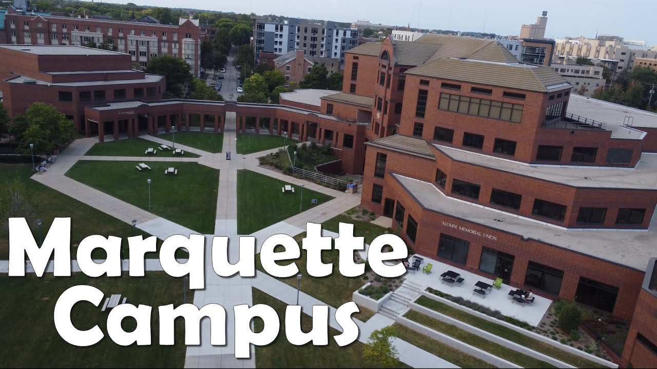 Marquette University | 4K Campus Drone Tour - YouTube