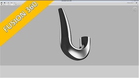 Haken - Hook - Autodesk Fusion 360 Training - Surfaces