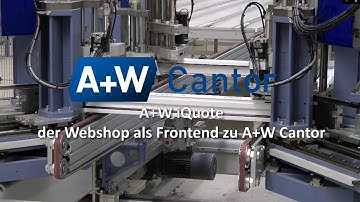 A+W Cantor – Webshoplösung A+W iQuote