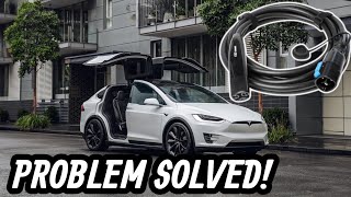 IF YOU NEED TO CHARGE YOUR CAR ON THE DRIVEWAY, I HAVE THE SOLUTION! TESLA EXTENSION CABLE!