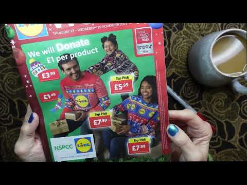 ASMR | Lidl Jumpers? Whispered Lidl Weekly at Coffee Time (Sales Circular)
