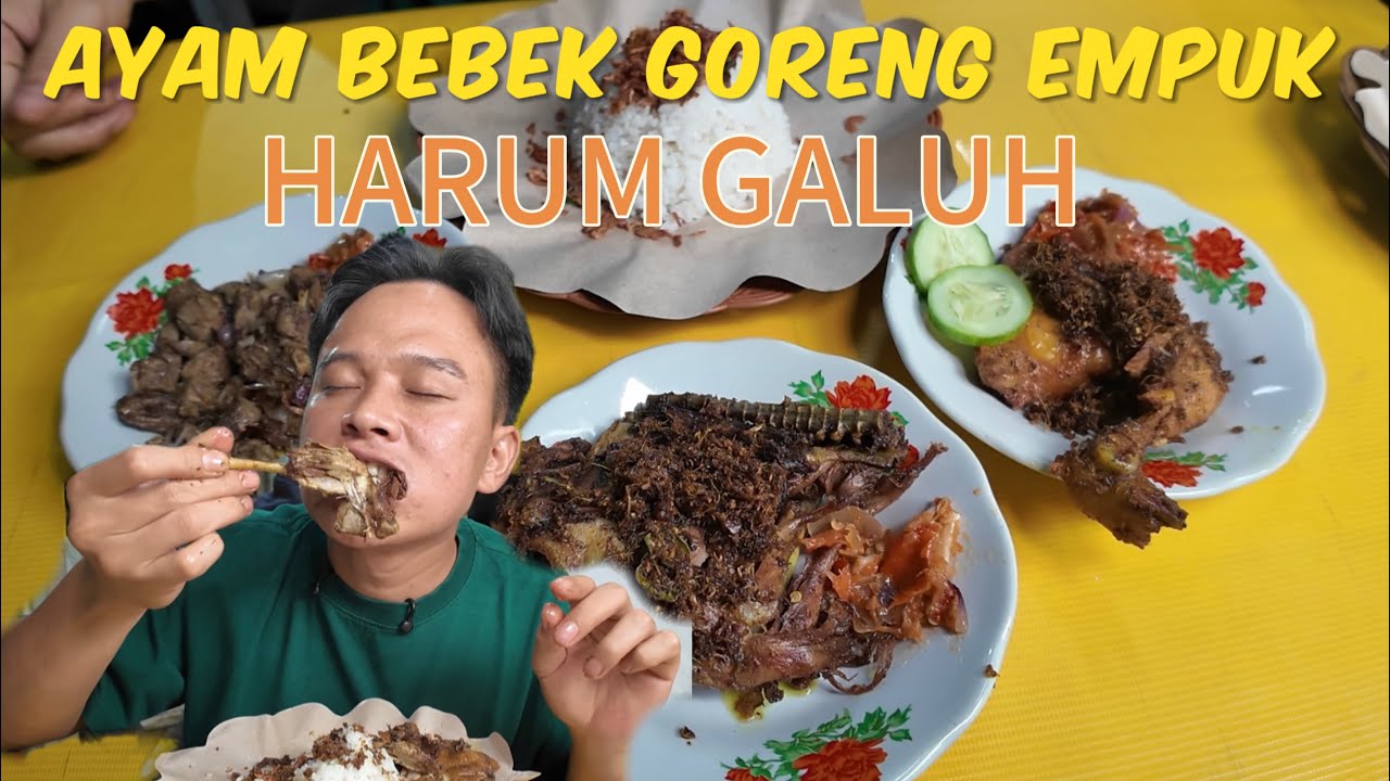 MANG EPUL MAKAN AYAM BEBEK GORENG PALING ENAK DI BANDUNG , HARUM GALUH||SITUKANGDAHAR