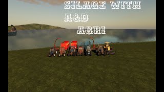 Silage on Aghlee farm with A&D agri Farming simulator 2019 screenshot 4