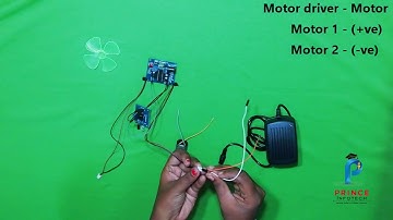 Automatic Fan Using Motor Driver and IR sensor Module - Beginners Kit