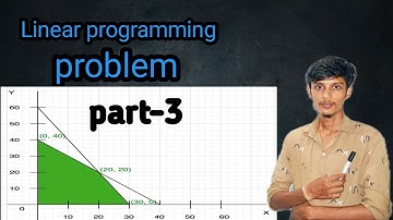 Linear programming problem part 3