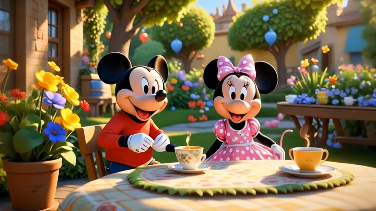 🎂☕ “Mickey Mouse’s Café Adventure!” 🐭🍩