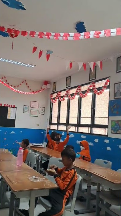 Lomba menghias kelas  dalam rangka HUT RI ke-77