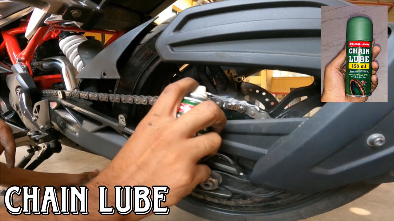 How to Chain lube a bike chain chain cleaning and lube full