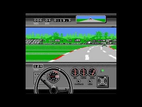 Bill Elliottu0027s NASCAR Challenge (1990) NES, Full Game HD 60fps