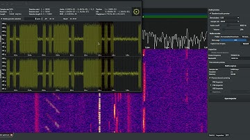 Analyzing CW transmissions with SigDigger