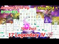 Pokemon Lv50 Vip | 17 Legendary IV100 | IV100=816 | ✨Shiny 514 | 10M Dust | Nakibo990