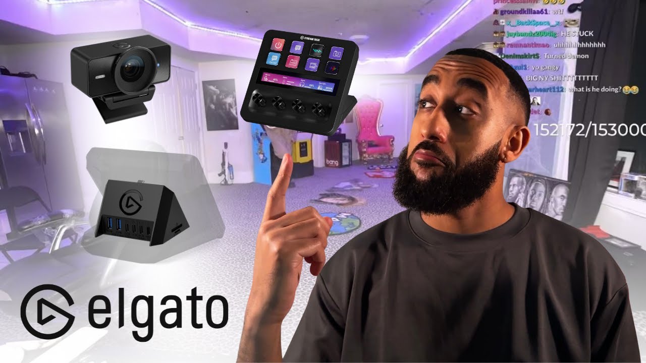 My Very First Live - Unboxing the Elgato Streamdeck + , Facecam 4K, and Streamdeck USBc hub!!!