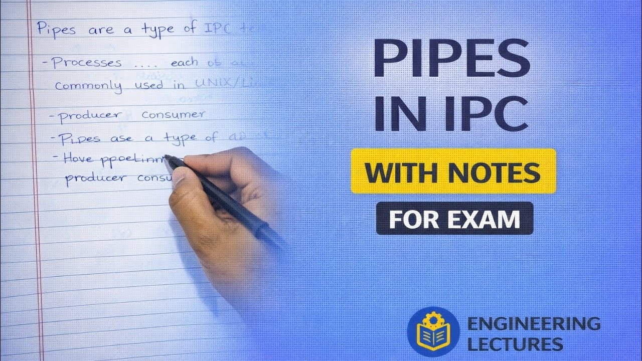 Pipes in IPC |for exams | Easy Notes - YouTube
