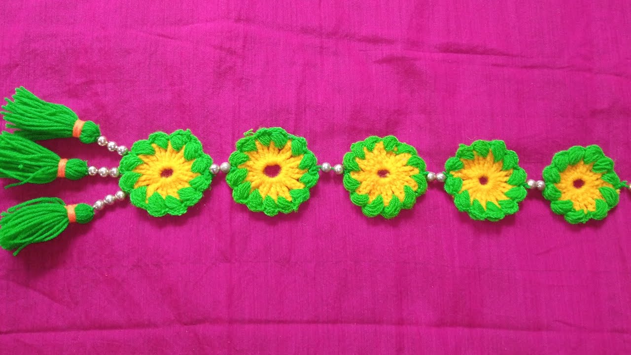 Easy woolen wall hanging Beautiful wall hanging Home decor ideas