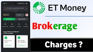 ET Money Brokerage Charges