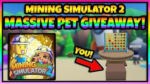 Mining simulator 2 LIVE new update and HUGE giveaway
