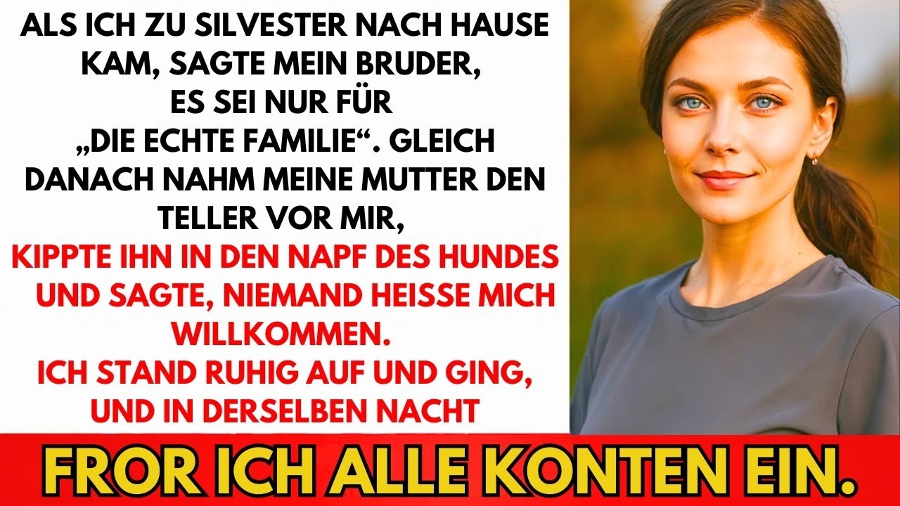 Ich stand auf der Terraste meiner Eltern, in der Hand einen selbstgebackenen Käsekuchen, als meine Mutter mein Steak mit einer Zange aus dem Grill nahm und es kommentarlos in den Napf des Hundes...