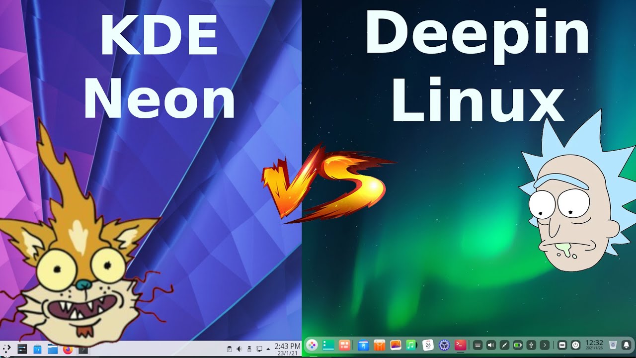 KDE Neon vs Deepin Linux - YouTube
