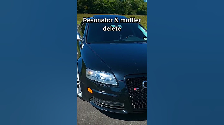 2011 Audi S6 - 5.2l V10 Resonator & Muffler Delete