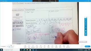 1.3 Factoring Special Patterns