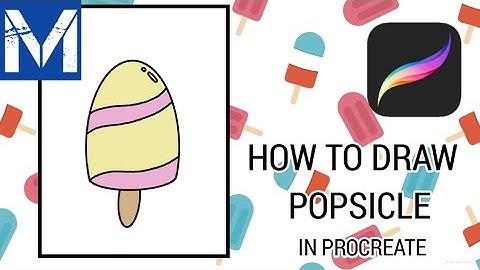 How to draw Popsicle in Procreate