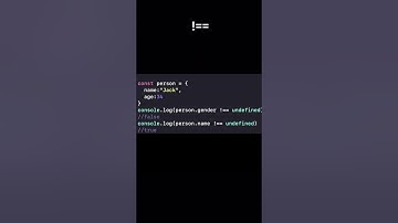 3 Ways to Check If a Property Exists in an Object #shorts #javascript