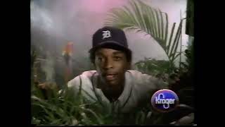 1987 Detroit Commercial: Tigers go Krogering (Dan Petry, Darnell Coles, Tom Brookens, Dave Bergman)