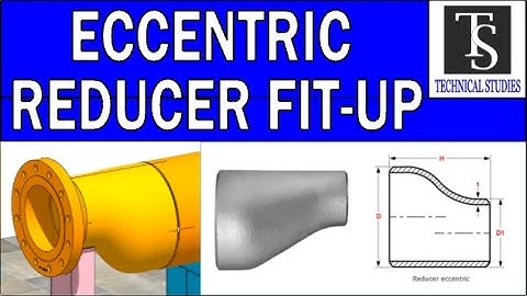 How to fit up an eccentric reducer on a piping spool explained.