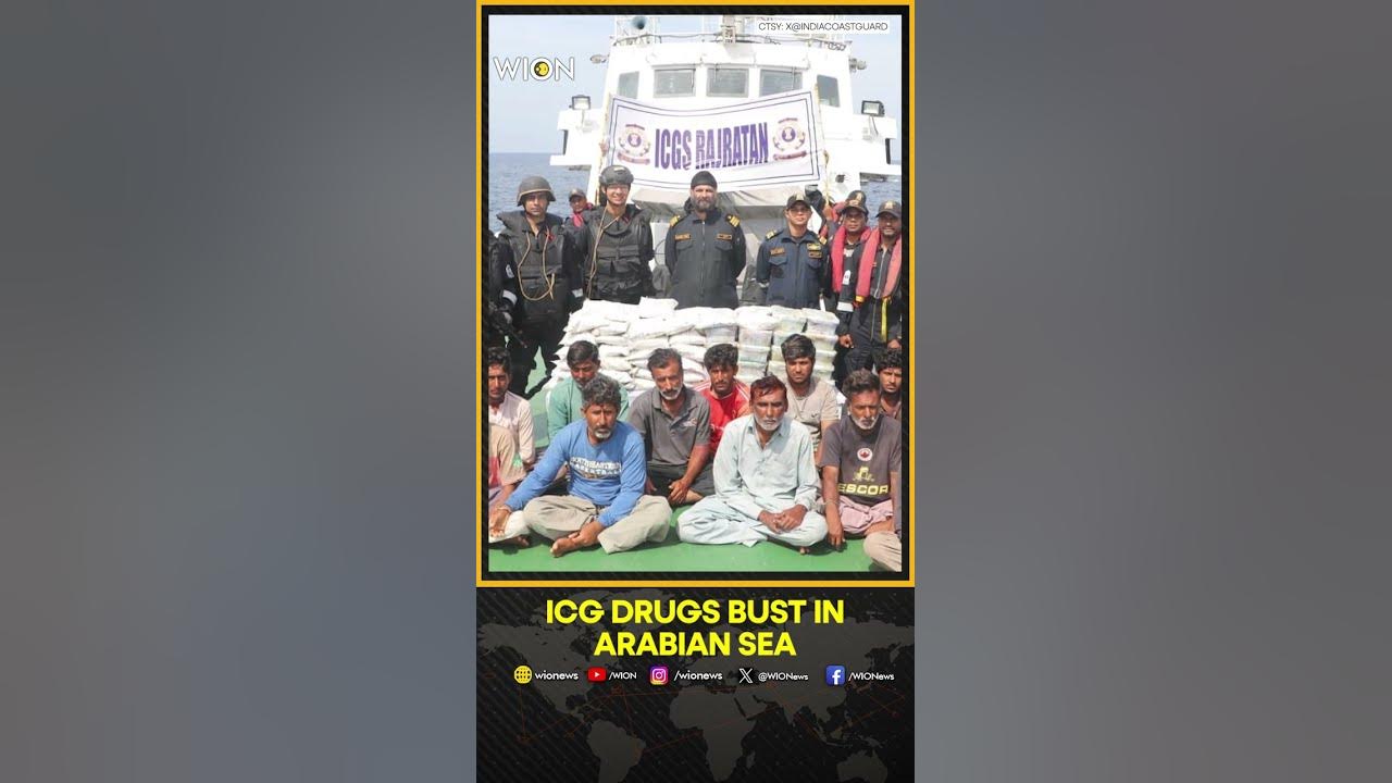 Indian Coast Guard on Rs 600 crore drug bust in Arabian Sea, West of Porbandar | WION Shorts