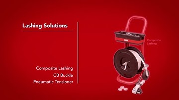 How to apply a Cordstrap Composite Lashing solution using a Pneumatic Tensioner