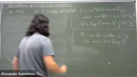 Alexander Kuznetsov at the NSF FRG Workshop on Moduli Spaces and Stability (Lecture 3 of 4)