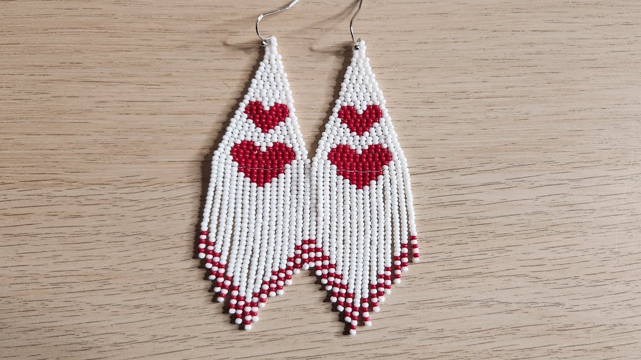 BISUTERIA FACIL PASO A PASO  ARETE PARA EL DIA DEL AMOR #diadelamor #diadelamorylaamistad #aretes