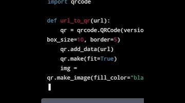 url to qr code generator using python #code #technology #programming #python #pythontutorial