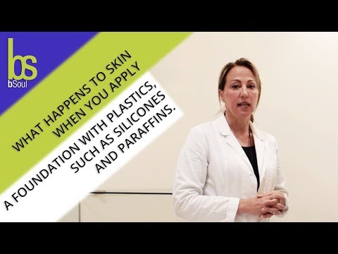 Educational - What happens to skin when you apply a foundation with silicones and paraffins
