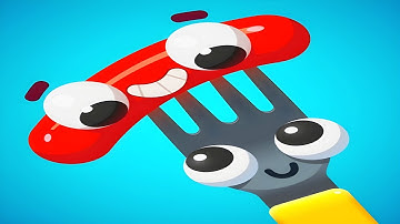 Fork N Sausage - All Levels (Android, IOS) Gameplay 
